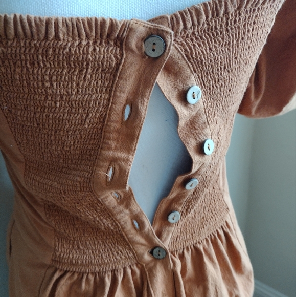 Free People Ain't She A Beaut Midi Dress XS - Picture 8 of 10